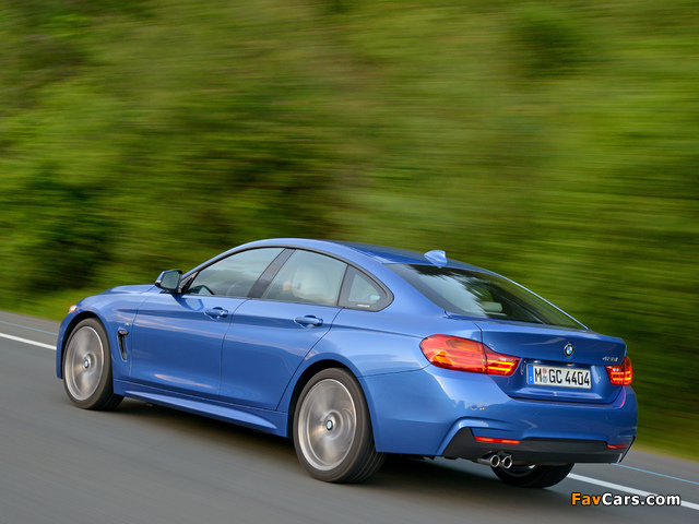 BMW 428i Gran Coupé M Sport Package (F36) 2014 photos (640 x 480)