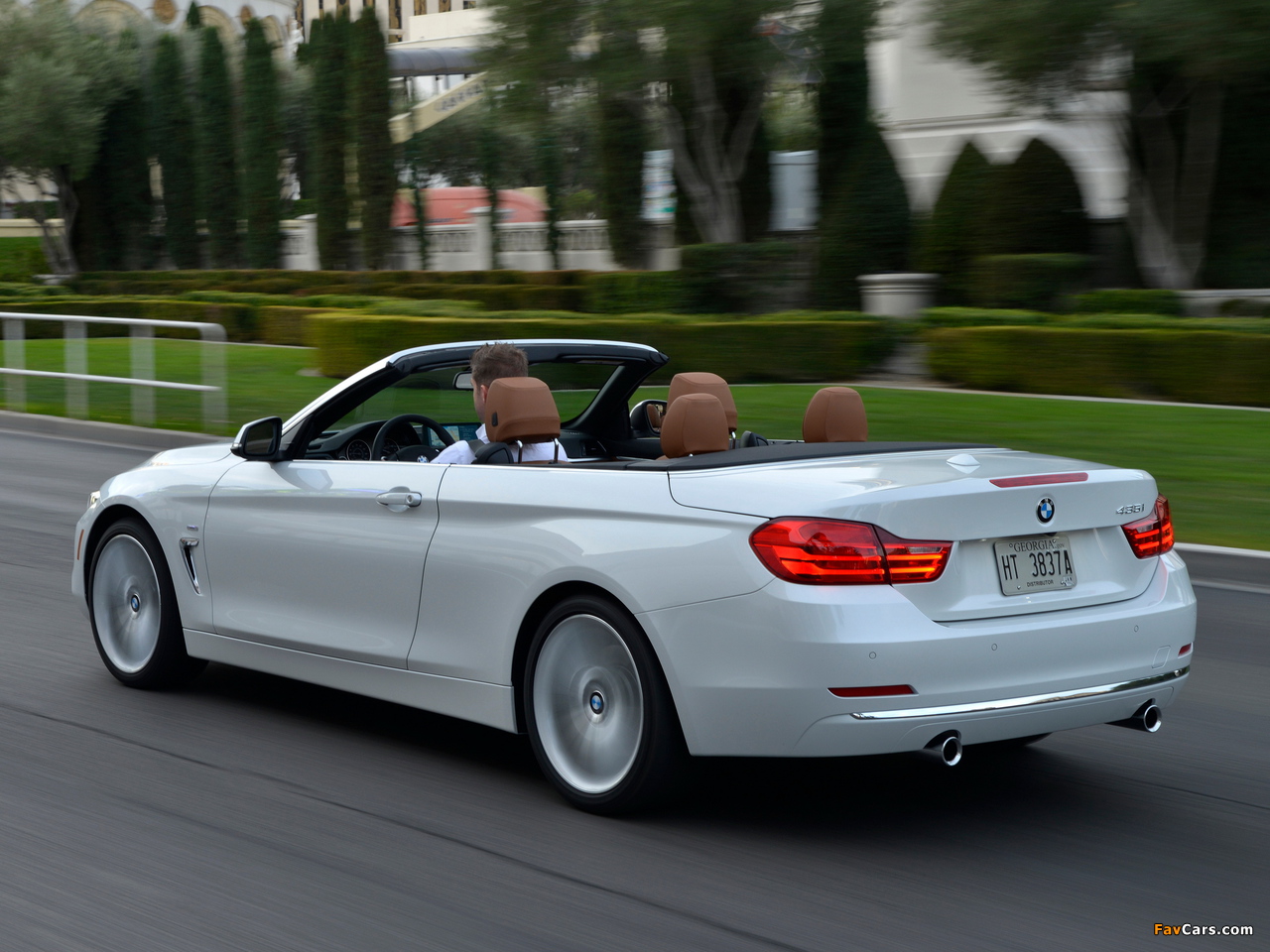 BMW 435i Cabrio Luxury Line US-spec (F33) 2014 photos (1280 x 960)