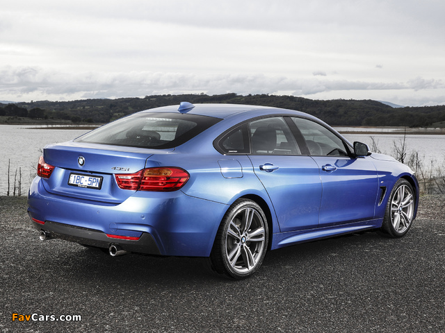 BMW 435i Gran Coupé M Sport Package AU-spec (F36) 2014 pictures (640 x 480)