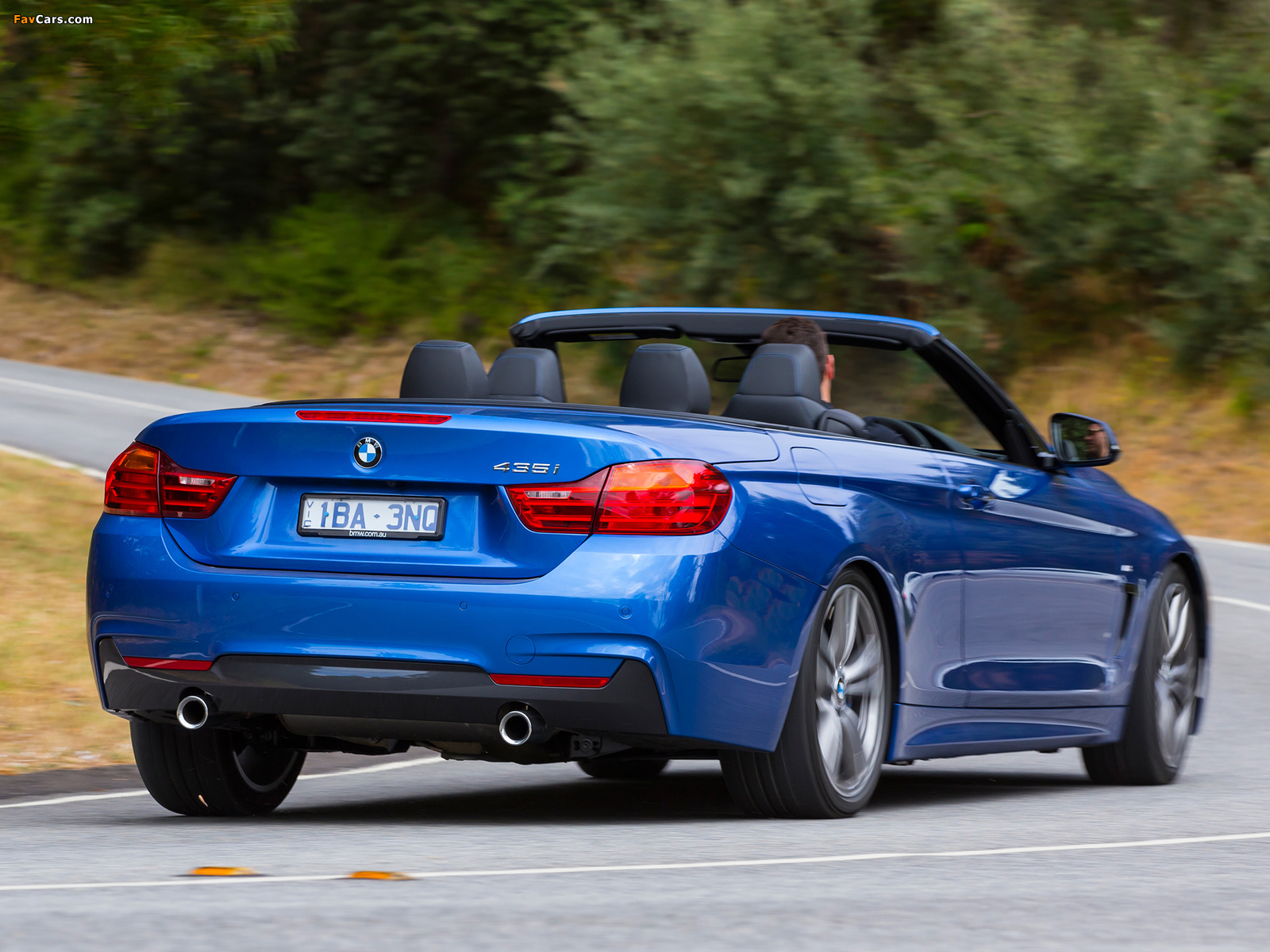 BMW 435i Cabrio M Sport Package AU-spec (F33) 2014 pictures (1600 x 1200)