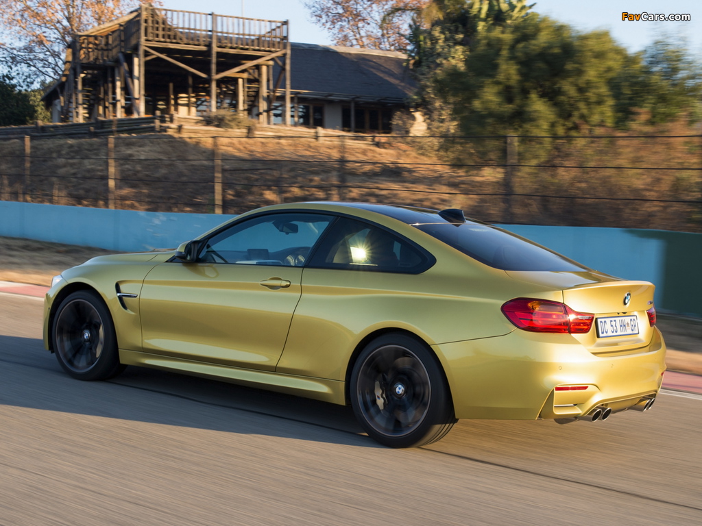 BMW M4 Coupé ZA-spec (F82) 2014 pictures (1024 x 768)