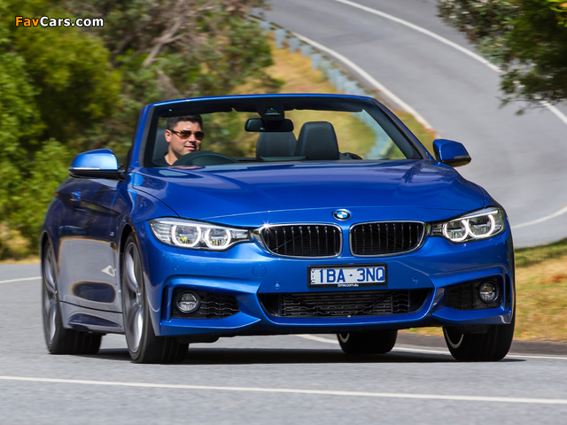 BMW 435i Cabrio M Sport Package AU-spec (F33) 2014 pictures (640 x 480)