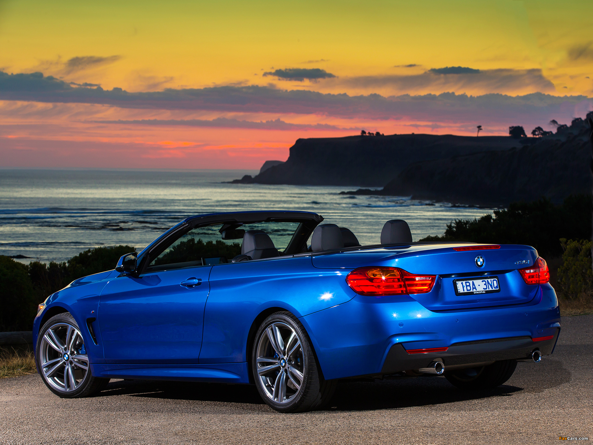 BMW 435i Cabrio M Sport Package AU-spec (F33) 2014 pictures (2048 x 1536)