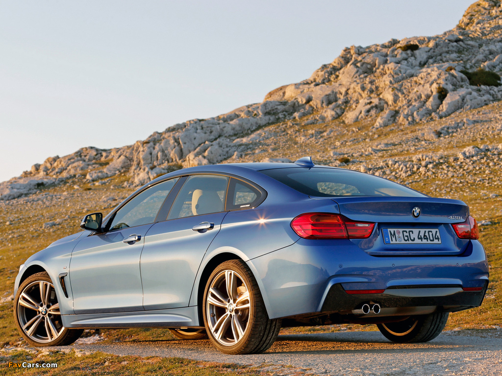 BMW 428i Gran Coupé M Sport Package (F36) 2014 pictures (1024 x 768)