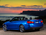 BMW 435i Cabrio M Sport Package AU-spec (F33) 2014 pictures