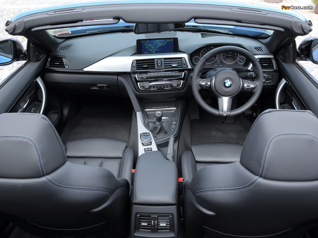 BMW 435i Cabrio M Sport Package UK-spec (F33) 2014 pictures (1024 x 768)