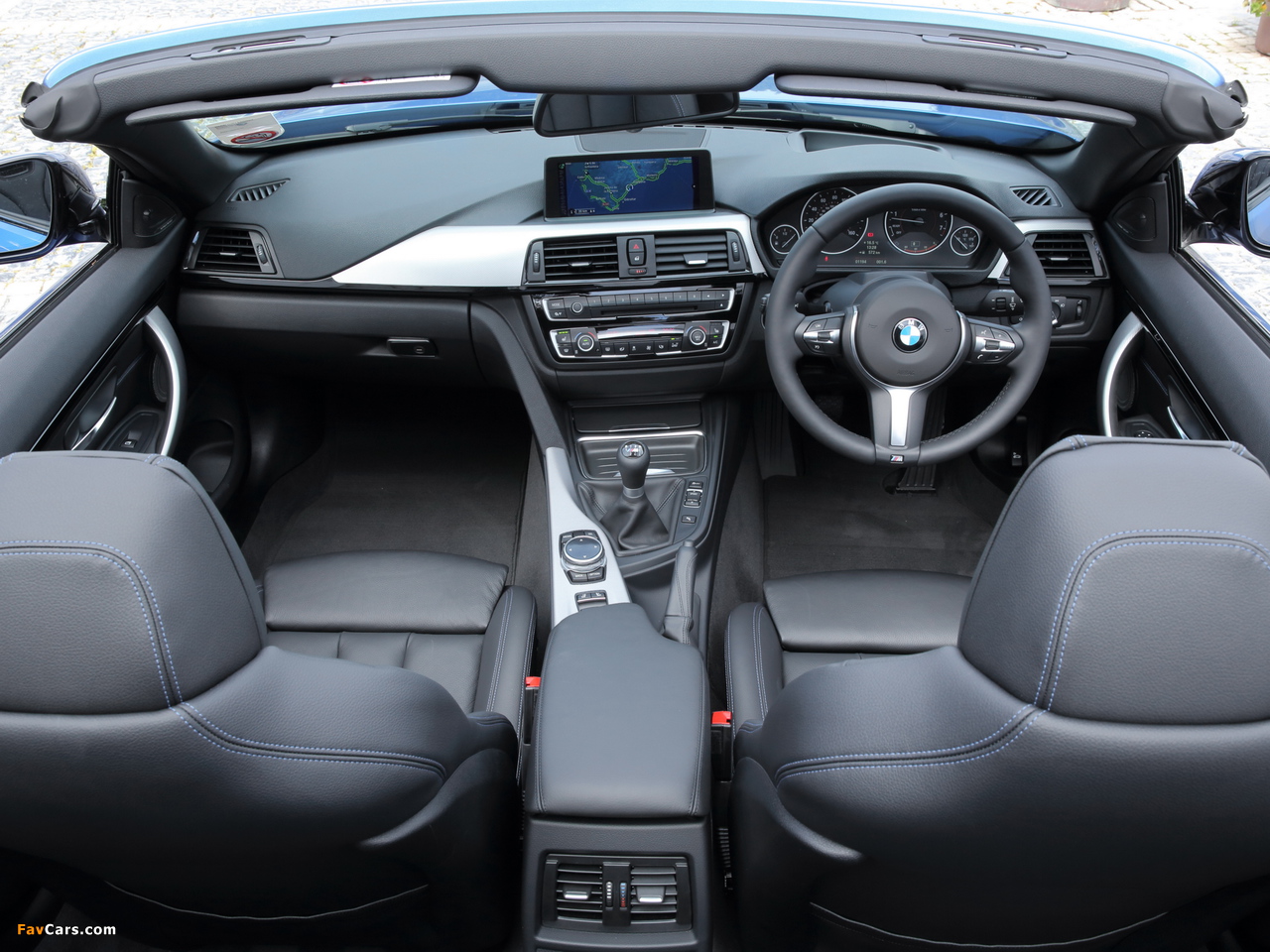BMW 435i Cabrio M Sport Package UK-spec (F33) 2014 pictures (1280 x 960)