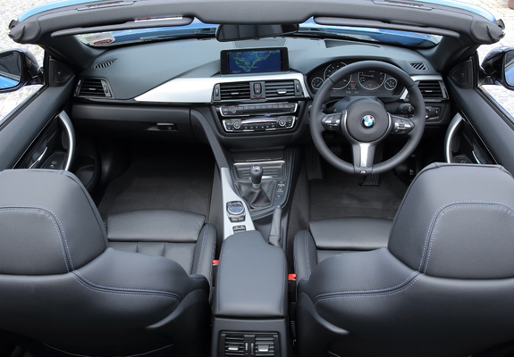 BMW 435i Cabrio M Sport Package UK-spec (F33) 2014 pictures