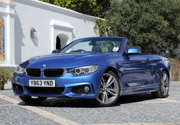 BMW 435i Cabrio M Sport Package UK-spec (F33) 2014 pictures
