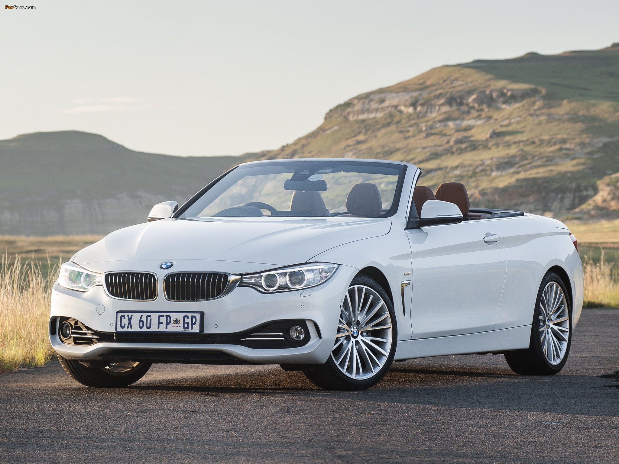 BMW 428i Cabrio Luxury Line ZA-spec (F33) 2014 wallpapers (2048 x 1536)