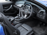 BMW 435i Cabrio M Sport Package UK-spec (F33) 2014 wallpapers