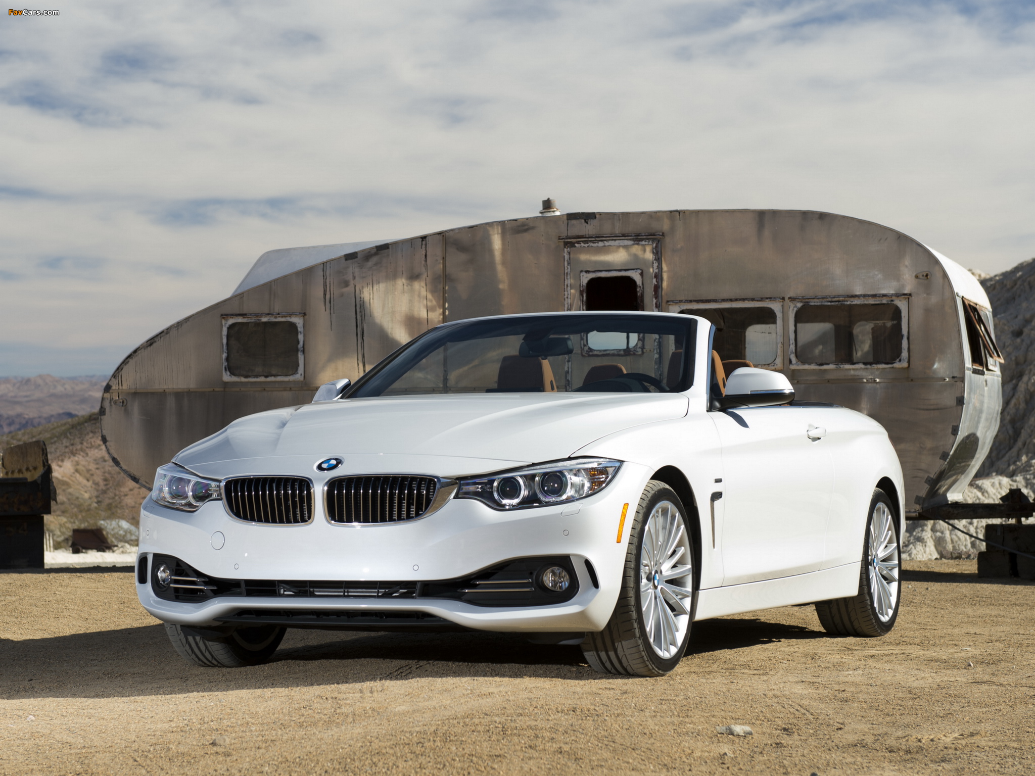 BMW 435i Cabrio Luxury Line US-spec (F33) 2014 wallpapers (2048 x 1536)