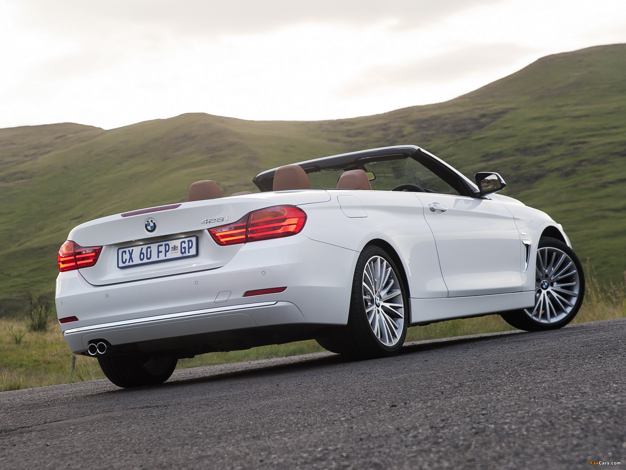 BMW 428i Cabrio Luxury Line ZA-spec (F33) 2014 wallpapers (2048 x 1536)