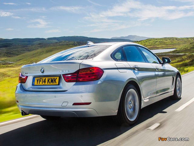 BMW 420d xDrive Gran Coupé Sport Line UK-spec (F32) 2014 wallpapers (640 x 480)