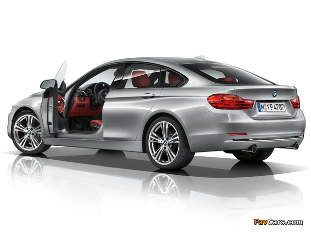 BMW 435i Gran Coupé Sport Line (F36) 2014 wallpapers (640 x 480)