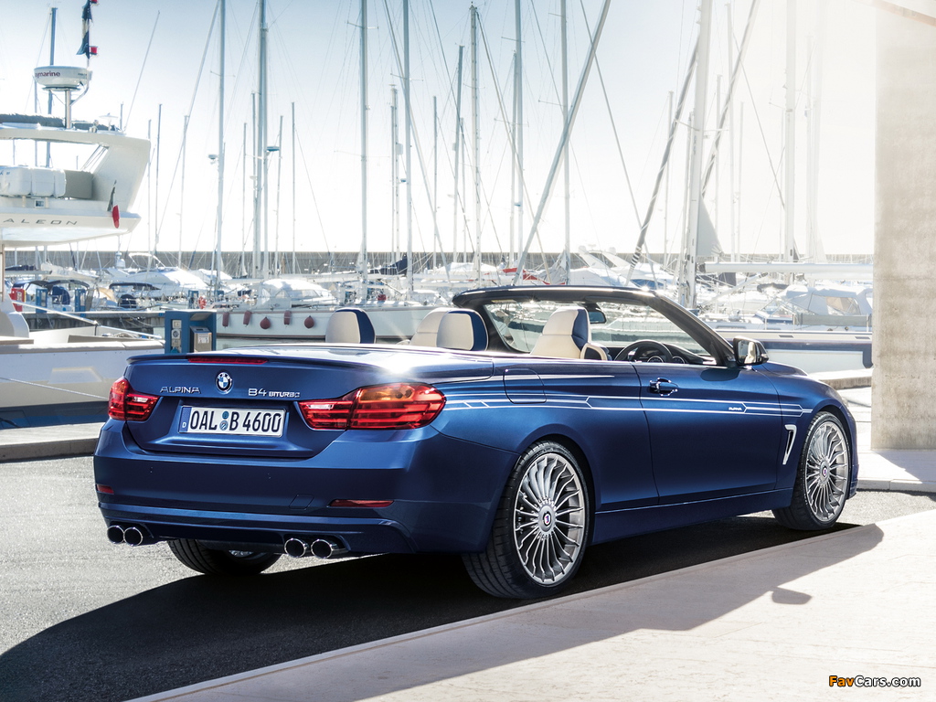 Alpina B4 Bi-Turbo Cabrio UK-spec (F33) 2014 wallpapers (1024 x 768)