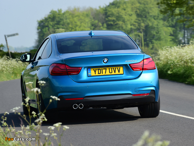 BMW 420d Coupé M Sport UK-spec (F32) 2017 images (640 x 480)