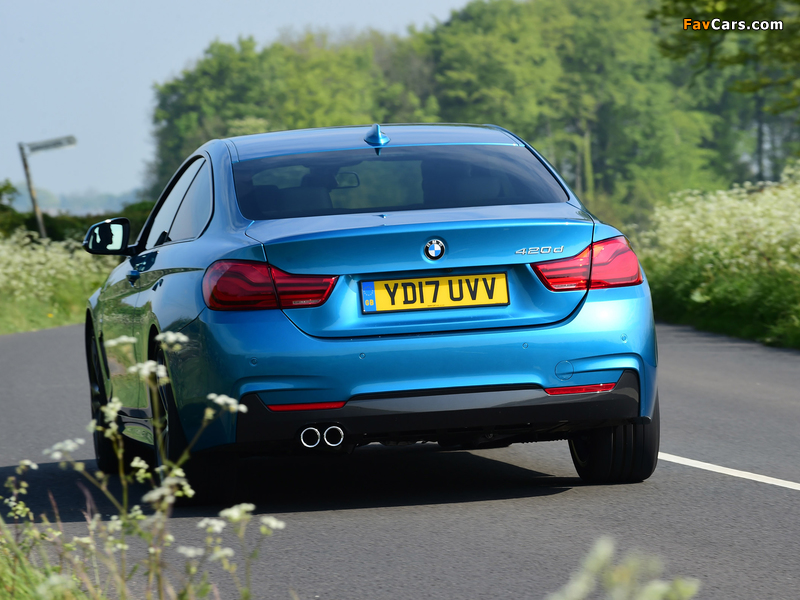 BMW 420d Coupé M Sport UK-spec (F32) 2017 images (800 x 600)