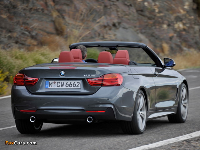 Images of BMW 435i Cabrio M Sport Package (F33) 2013 (640 x 480)