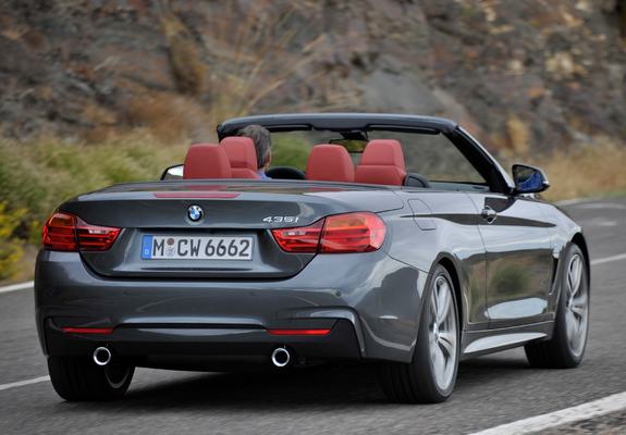 Images of BMW 435i Cabrio M Sport Package (F33) 2013