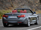 Images of BMW 435i Cabrio M Sport Package (F33) 2013