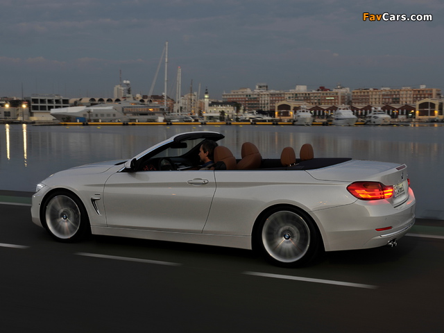 Images of BMW 428i Cabrio Luxury Line (F33) 2013 (640 x 480)
