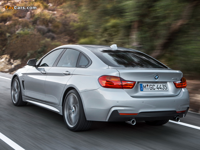 Images of BMW 435i Gran Coupé M Sport Package (F36) 2014 (640 x 480)