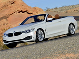 Images of BMW 435i Cabrio Luxury Line US-spec (F33) 2014