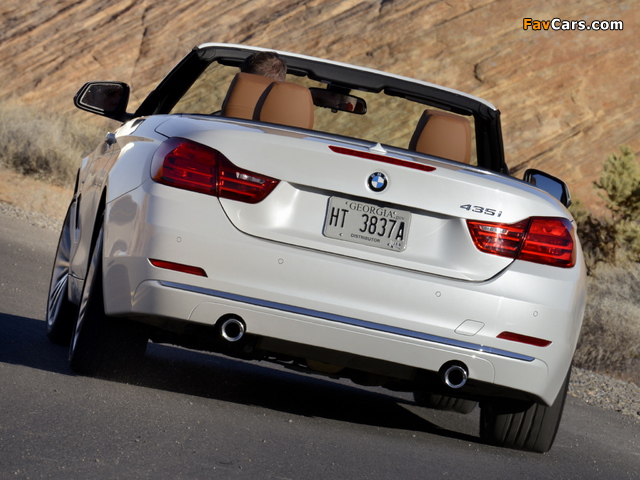 Images of BMW 435i Cabrio Luxury Line US-spec (F33) 2014 (640 x 480)
