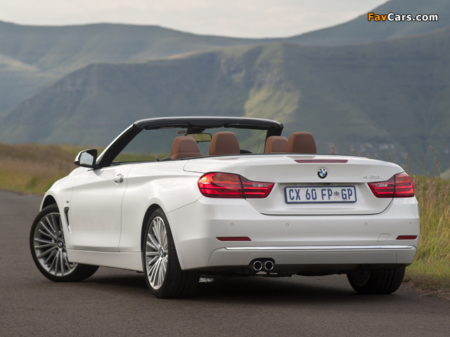 Images of BMW 428i Cabrio Luxury Line ZA-spec (F33) 2014 (640 x 480)