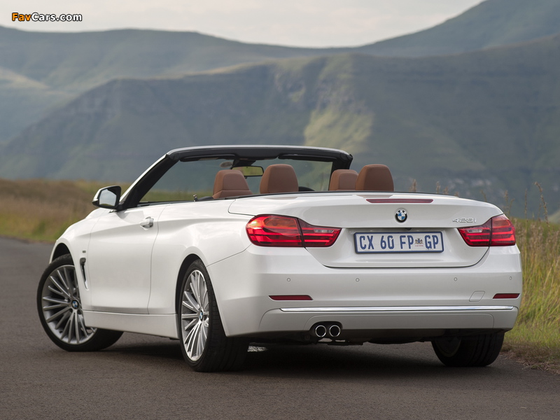 Images of BMW 428i Cabrio Luxury Line ZA-spec (F33) 2014 (800 x 600)