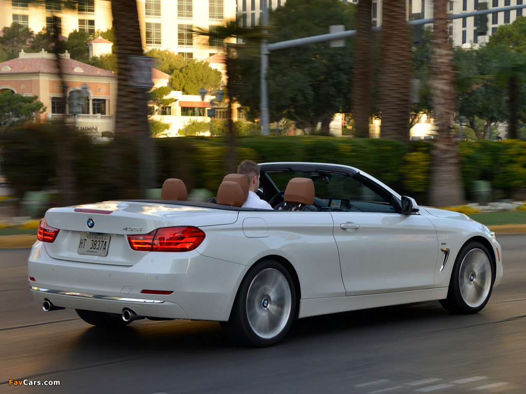 Images of BMW 435i Cabrio Luxury Line US-spec (F33) 2014 (1024 x 768)