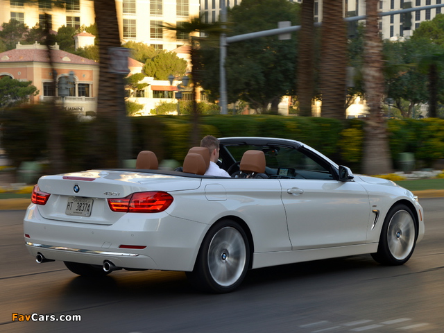 Images of BMW 435i Cabrio Luxury Line US-spec (F33) 2014 (640 x 480)