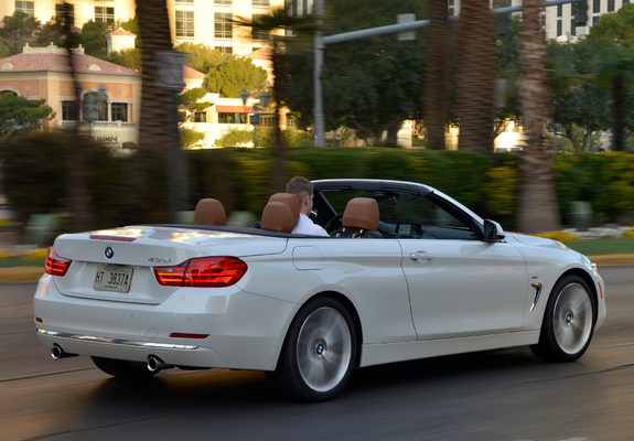 Images of BMW 435i Cabrio Luxury Line US-spec (F33) 2014