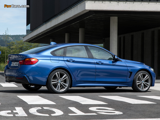 Images of BMW 428i Gran Coupé M Sport Package (F36) 2014 (640 x 480)