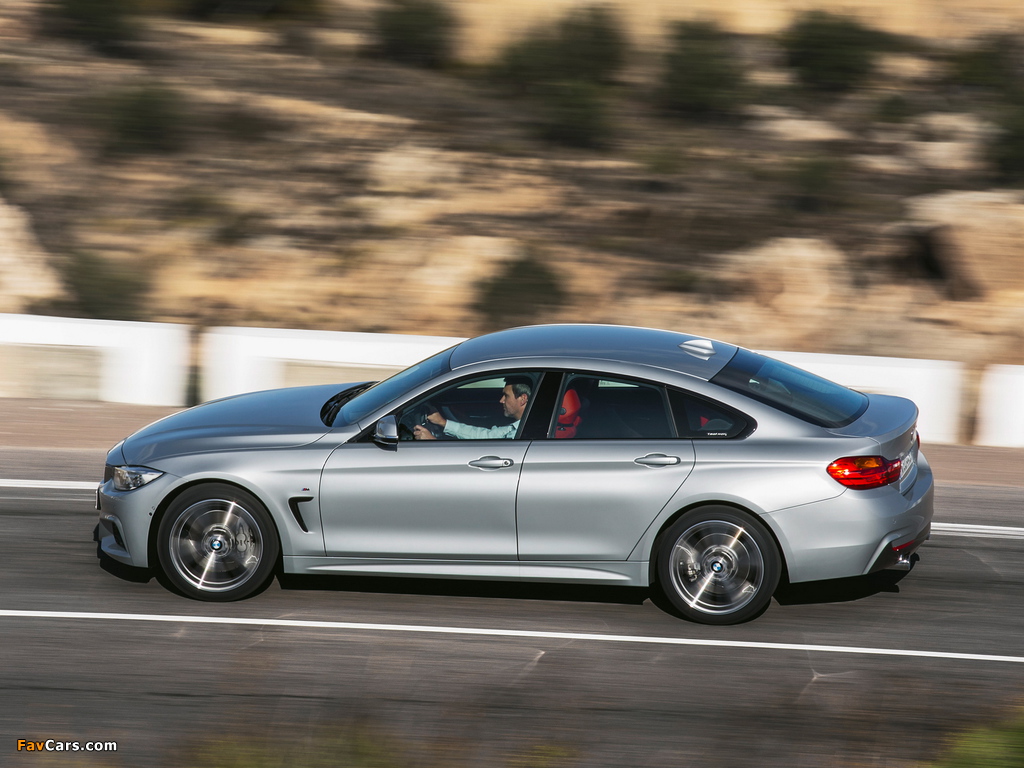 Images of BMW 435i Gran Coupé M Sport Package (F36) 2014 (1024 x 768)