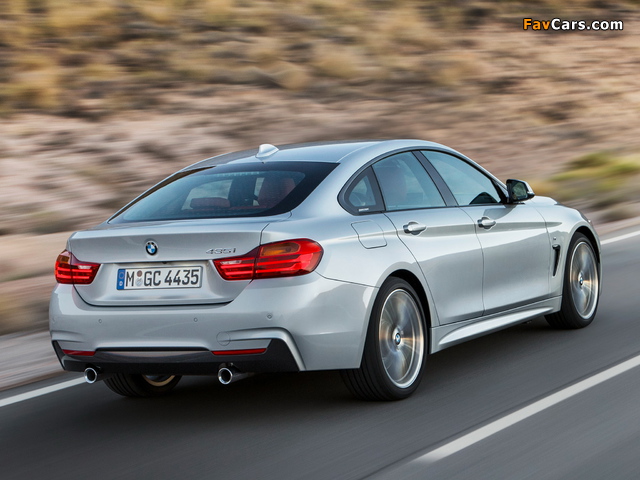 Images of BMW 435i Gran Coupé M Sport Package (F36) 2014 (640 x 480)