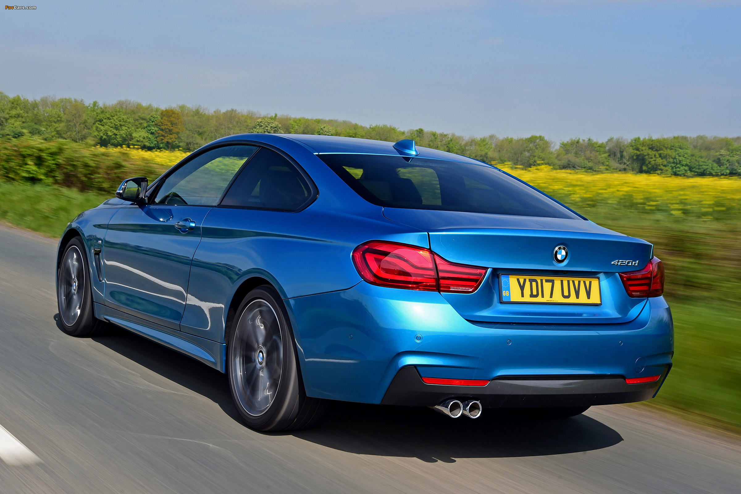 Images of BMW 420d Coupé M Sport UK-spec (F32) 2017 (2400 x 1600)