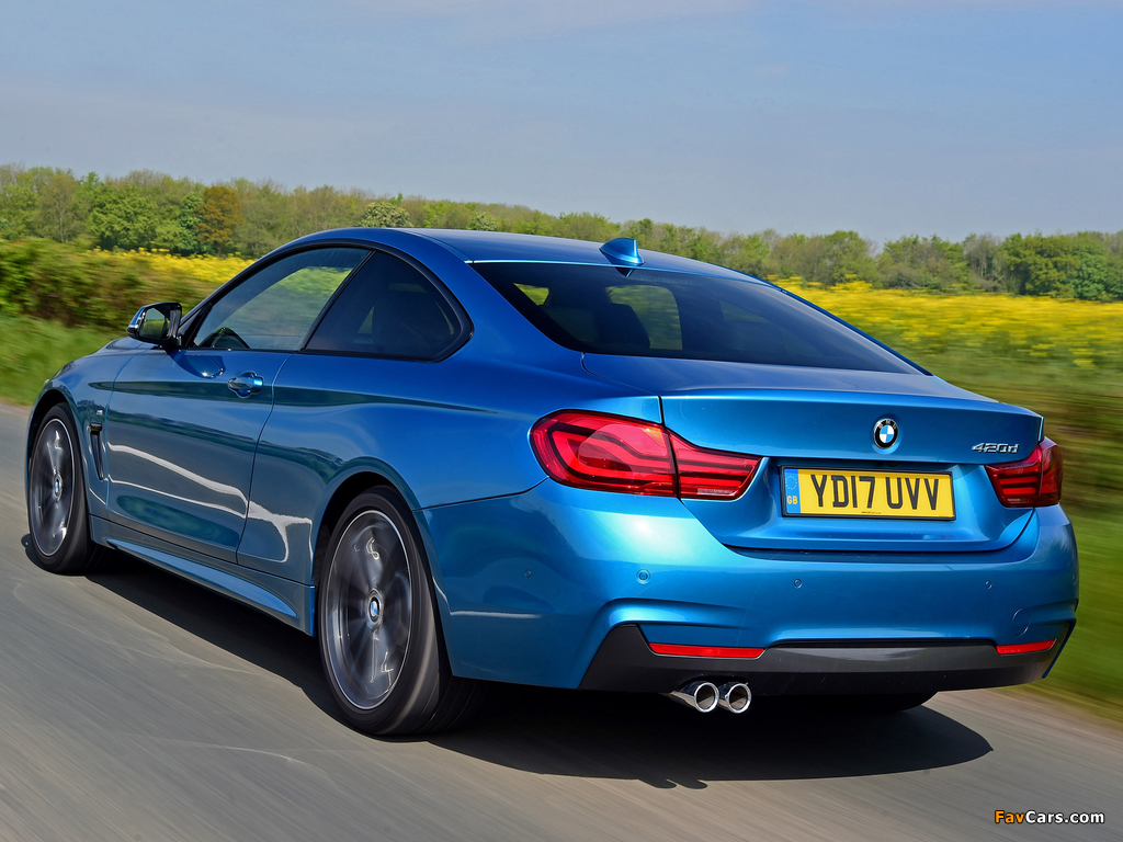 Images of BMW 420d Coupé M Sport UK-spec (F32) 2017 (1024 x 768)