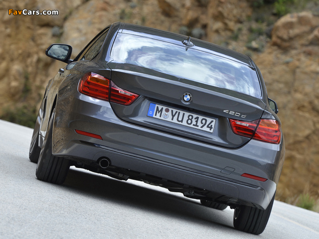 Photos of BMW 420d Coupé Sport Line (F32) 2013 (640 x 480)