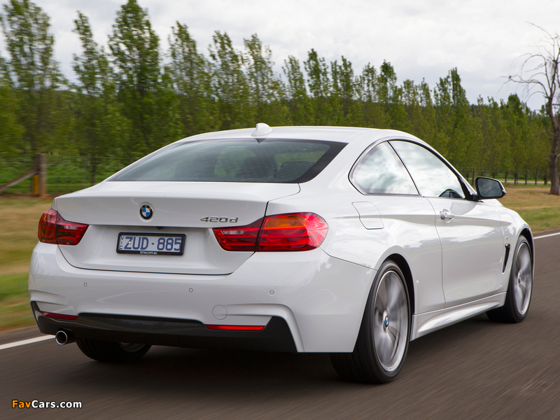 Photos of BMW 420d Coupé M Sport Package AU-spec (F32) 2013 (800 x 600)