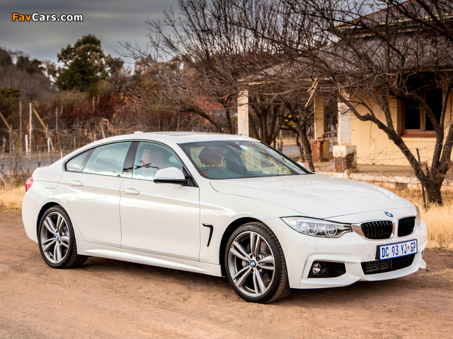 Photos of BMW 435i Gran Coupé M Sport Package ZA-spec (F36) 2014 (640 x 480)