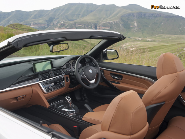 Photos of BMW 428i Cabrio Luxury Line ZA-spec (F33) 2014 (640 x 480)
