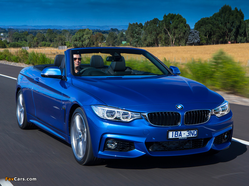 Photos of BMW 435i Cabrio M Sport Package AU-spec (F33) 2014 (800 x 600)