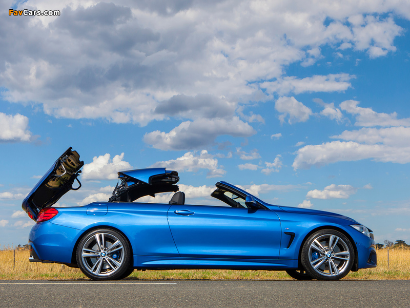 Photos of BMW 435i Cabrio M Sport Package AU-spec (F33) 2014 (800 x 600)