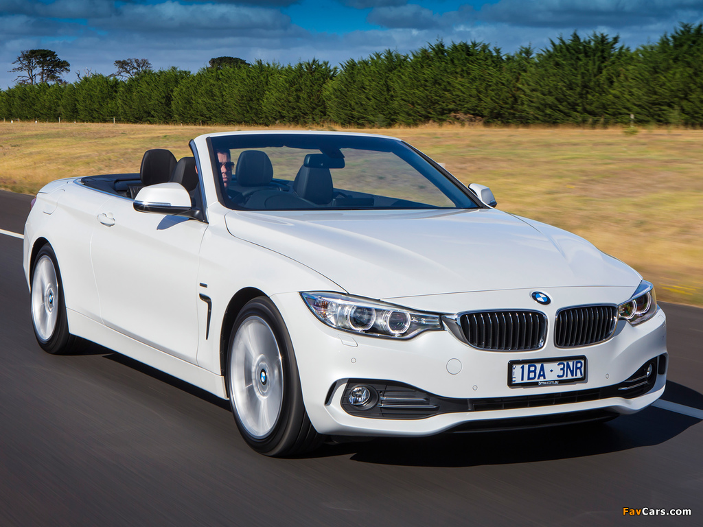 Photos of BMW 420d Cabrio Luxury Line AU-spec (F33) 2014 (1024 x 768)