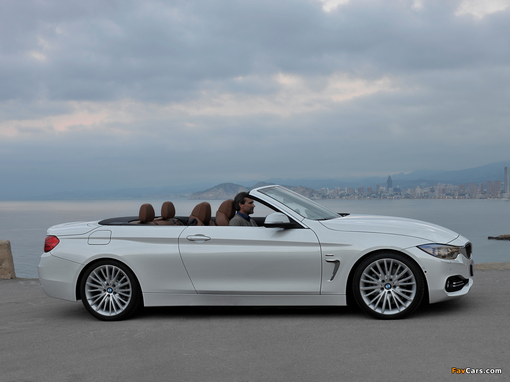 Pictures of BMW 428i Cabrio Luxury Line (F33) 2013 (1024 x 768)