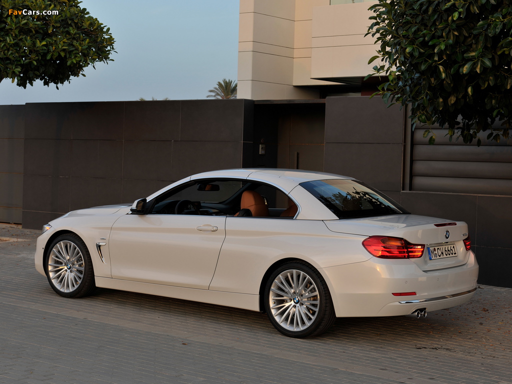 Pictures of BMW 428i Cabrio Luxury Line (F33) 2013 (1024 x 768)