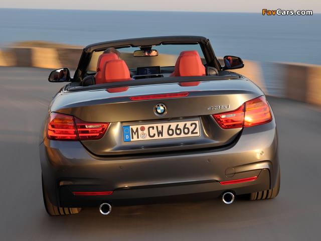 Pictures of BMW 435i Cabrio M Sport Package (F33) 2013 (640 x 480)