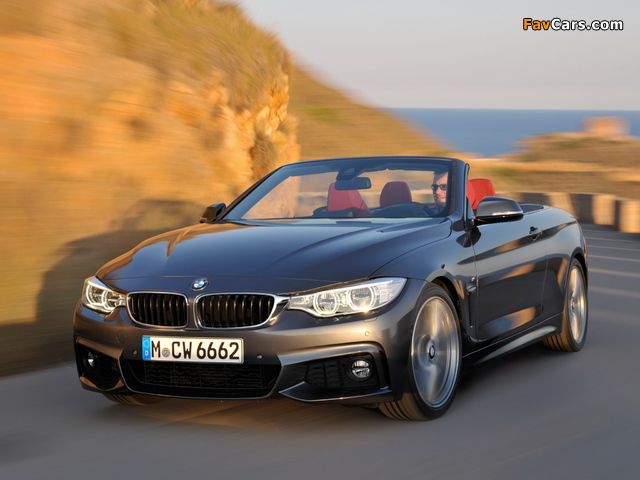 Pictures of BMW 435i Cabrio M Sport Package (F33) 2013 (640 x 480)
